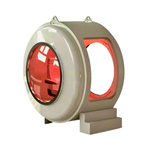 Round Visibility Chamber - This uniquely designed circular chamber enhances v...